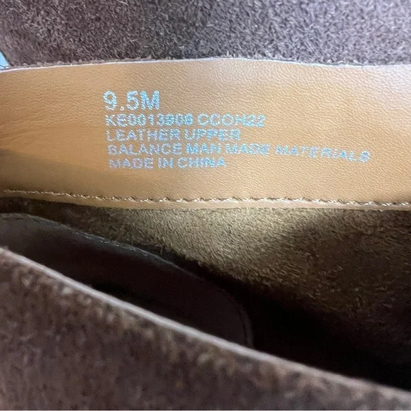 Kork-Ease Wales Brown Suede Lace Up Boots 9.5 Chunky Heel Leather Upper Lug Sole - Picture 12 of 12